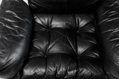 Lennart Bender Pair of Leather and Chrome Armchairs Wibro by Lennart Bender 1968 - 847372