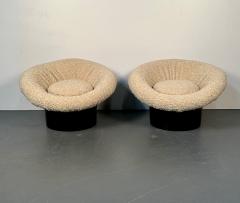 Lennart Bender Pair of Mid Century Lacquer Lounge Chairs Lennart Bender Space Age Modern - 2999296