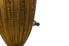 Lenox Art Deco Style Brass and Bone China Floor Lamp Torchiere - 4665651