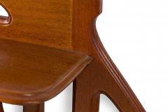 Leon Benouville Leon Benouville French Openwork Wood and Textured Glass Hanging Bar Cabinet - 4274167