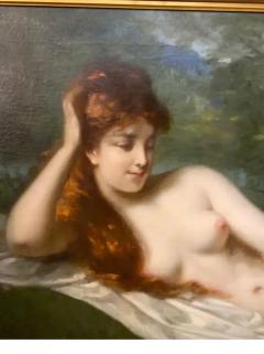 Leon Erpikum Large 19th Century French Oil on Canvas Nude by Leon Erpikum - 3717933