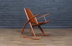 Leon Meyer Californian Studio Modern Teak Rocking Chair by Leon Meyer - 4346875