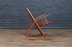 Leon Meyer Californian Studio Modern Teak Rocking Chair by Leon Meyer - 4346876