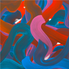 Leon Phillips Wiggle No 22 Abstract painting 2023 - 3598031