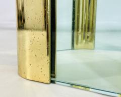 Leon Rosen Brass Glass Dining Center Table by Leon Rosen for Pace Collection - 4162293