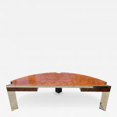Leon Rosen Leon Rosen for Pace Collection MCM Mezzaluna Demilune Executive Desk - 4217313