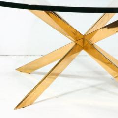 Leon Rosen Mid Century Modernist Double X Base Cocktail Table by Leon Rosen for Pace - 3452301