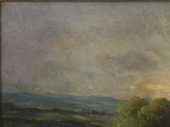 Leon Victor Dupre Cottage on a Lake Barbizon Oil Painting by Victor Dupr circa 1850 - 1018351