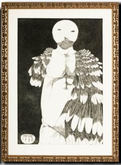 Leonard Baskin 1922 2000 Lithograph Yom Kippur  - 4124674