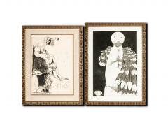 Leonard Baskin 1922 2000 Lithograph Yom Kippur  - 4124676