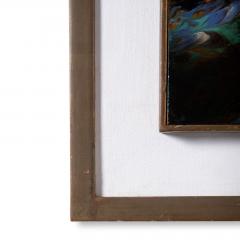 Leonardo Nierman 1960s Abstract Oil Painting on Board titled Prophesy Mexico - 4429513