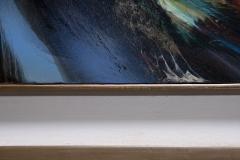 Leonardo Nierman 1960s Abstract Oil Painting on Board titled Prophesy Mexico - 4429516