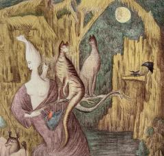 Leonora Carrington 1987 Mexican Leonora Carrington Surrealist Lithograph Signed Numbered 93 150 - 4506756