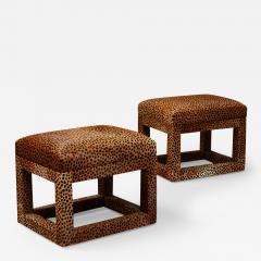 Leopard Hide Stools - 2636889