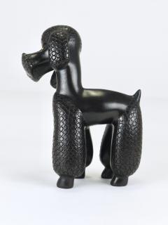 Leopold Anzengruber Charming Dog Poodle Sculpture Figurine by Leopold Anzengruber Austria 1950s - 4480413