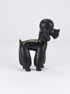 Leopold Anzengruber Charming Dog Poodle Sculpture Figurine by Leopold Anzengruber Austria 1950s - 4480417