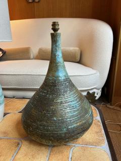 Les 2 Potiers Michelle et Jacques Serre Ceramic lamp by Les 2 Potiers France 1960s - 4452652