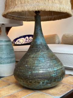 Les 2 Potiers Michelle et Jacques Serre Ceramic lamp by Les 2 Potiers France 1960s - 4452653