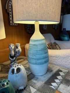 Les 2 Potiers Michelle et Jacques Serre Ceramic lamp by Les 2 Potiers France 1960s - 4539963