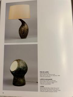 Les 2 Potiers Michelle et Jacques Serre Ceramic table lamp by Les 2 Potiers France 1960s - 3465597