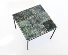 Les 2 Potiers Michelle et Jacques Serre Les 2 Potiers Michelle and Jacques Serre Deux Potiers French Ceramic Side Table - 4441645