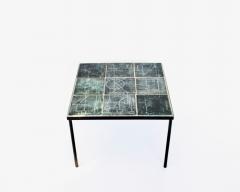 Les 2 Potiers Michelle et Jacques Serre Les 2 Potiers Michelle and Jacques Serre Deux Potiers French Ceramic Side Table - 4441650