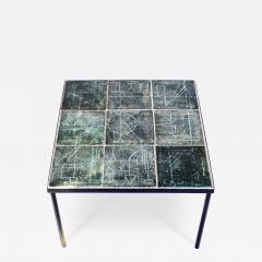 Les 2 Potiers Michelle et Jacques Serre Les 2 Potiers Michelle and Jacques Serre Deux Potiers French Ceramic Side Table - 4441692