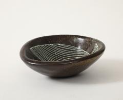Les 2 Potiers Michelle et Jacques Serre Les Deux Potiers 2 Potiers Ceramic Dish Vide Poche France c 1960 - 4139341