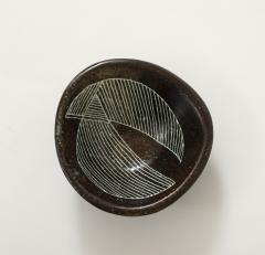 Les 2 Potiers Michelle et Jacques Serre Les Deux Potiers 2 Potiers Ceramic Dish Vide Poche France c 1960 - 4139343