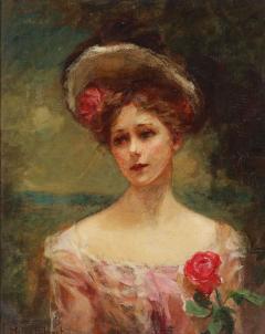 Letita Bonnet Hart PORTRAIT OF A YOUNG WOMAN by Letita Bonnet Bennet Hart - 4525499