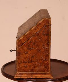 Letter Rack Or Stationery Rack In Leather From The 19th Century france - 2233066