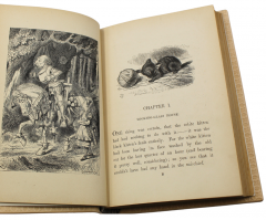 Lewis Carroll Through the Looking Glass and What Alice Found There Lewis Carroll 1st US Ed  - 3475869