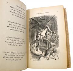 Lewis Carroll Through the Looking Glass and What Alice Found There Lewis Carroll 1st US Ed  - 3475876