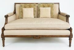 Lewis Mittman Vintage French Louis XVI Style Loveseat Lewis Mittman Attributed Upholstered - 4174574