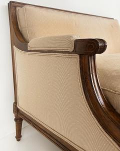 Lewis Mittman Vintage French Louis XVI Style Loveseat Lewis Mittman Attributed Upholstered - 4174592