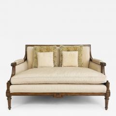 Lewis Mittman Vintage French Louis XVI Style Loveseat Lewis Mittman Attributed Upholstered - 4176903