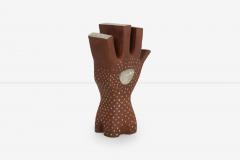 Leza S McVey Monumental Leza McVey Surrealist Eye in Hand Ceramic Sculpture 1977 - 4157359