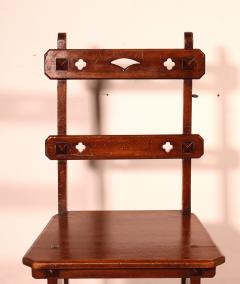 Library Stepladder Transformable Into Chair 19th Century - 3866815