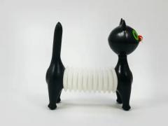 Libuse Niklova Accordion Squeaky Toy Cat Tomcat by Fatra Czechoslovakia 1960s - 4064833