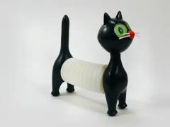 Libuse Niklova Accordion Squeaky Toy Cat Tomcat by Fatra Czechoslovakia 1960s - 4064836