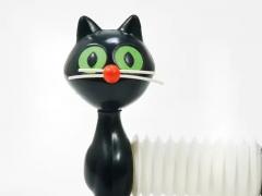Libuse Niklova Accordion Squeaky Toy Cat Tomcat by Fatra Czechoslovakia 1960s - 4064837
