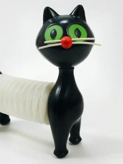 Libuse Niklova Accordion Squeaky Toy Cat Tomcat by Fatra Czechoslovakia 1960s - 4064882