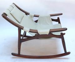 Liceu de Arte 1960s Liceu de Arte Brazilian Jacaranda Rocking Chair - 278705