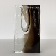 Licio Zanetti Licio Zanetti Signed Smoked Murano Glass Vase - 1154229