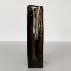 Licio Zanetti Licio Zanetti Signed Smoked Murano Glass Vase - 1154230