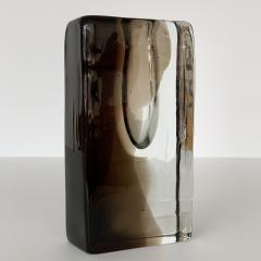 Licio Zanetti Licio Zanetti Signed Smoked Murano Glass Vase - 1154231