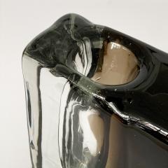 Licio Zanetti Licio Zanetti Signed Smoked Murano Glass Vase - 1154232