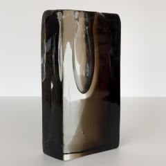 Licio Zanetti Licio Zanetti Signed Smoked Murano Glass Vase - 1154233