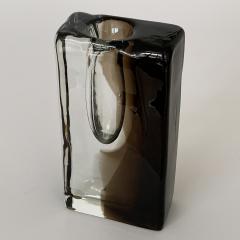 Licio Zanetti Licio Zanetti Signed Smoked Murano Glass Vase - 1154236