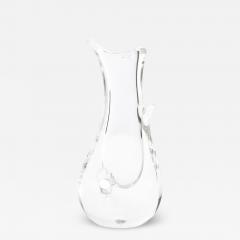 Licio Zanetti Mid Century Modern Sculptural Translucent Handblown Murano Vase by Licio Zanetti - 4553616